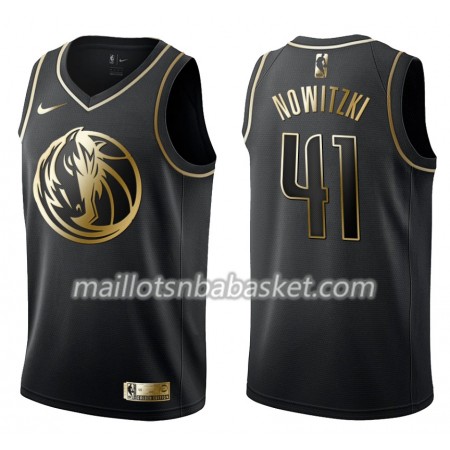 Maillot Homme Dallas Mavericks Dirk Nowitzki 41 Nike Noir Gold Edition Swingman Maillot Homme Dallas Mavericks Dirk Nowitzki 41 Nike Noir Gold Edition Swingman